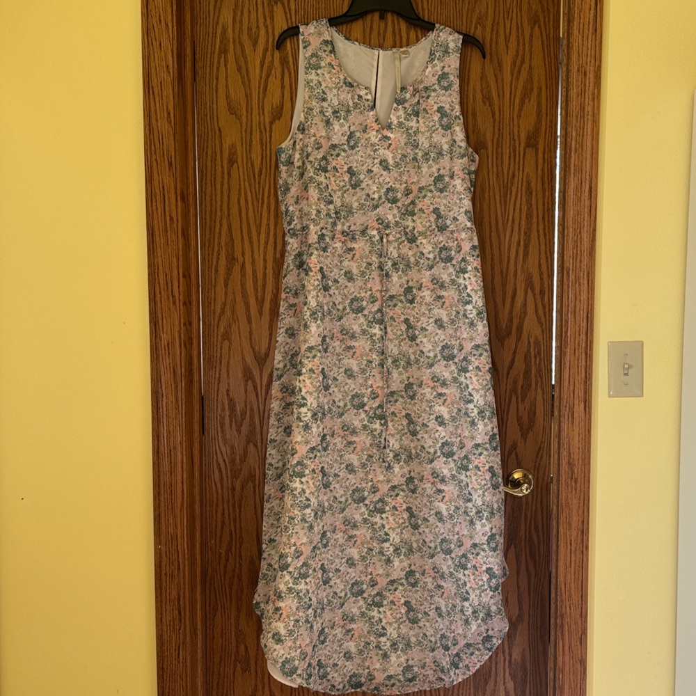 LC Lauren Conrad Floral Maxi Dress - Pink and Green